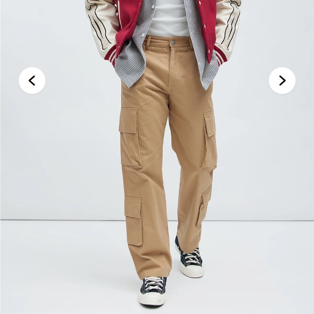 Fashion Nova Men Loose Screw Baggy Cargo Pants Size 32 NWT